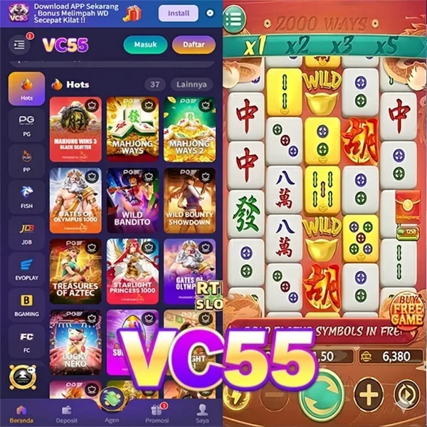 VC55 Bonus Member Baru 100%
